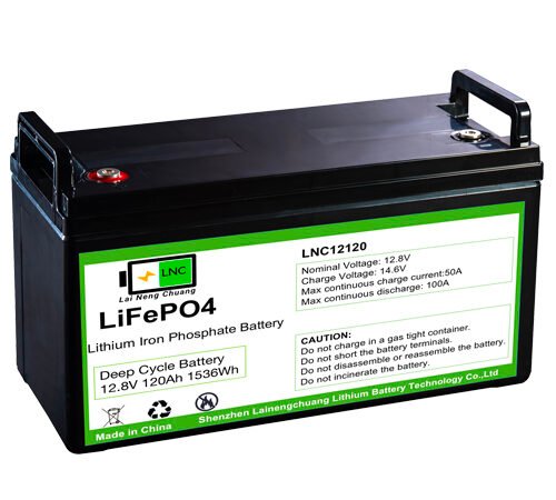 12.8V 120Ah LiFePO4 Battery