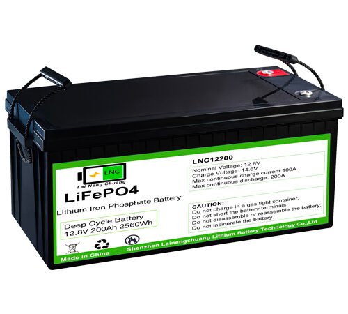 12.8V 200Ah LiFePO4 Battery