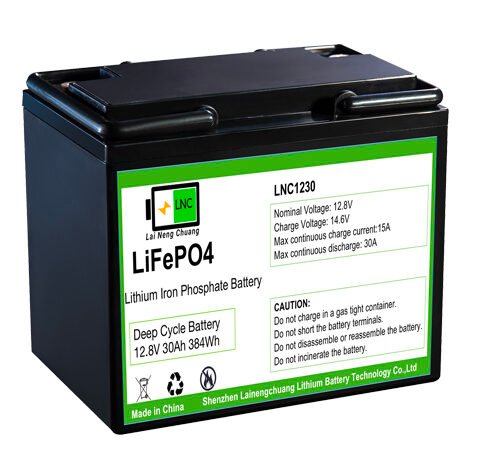 12.8V 30Ah LiFePO4 Battery