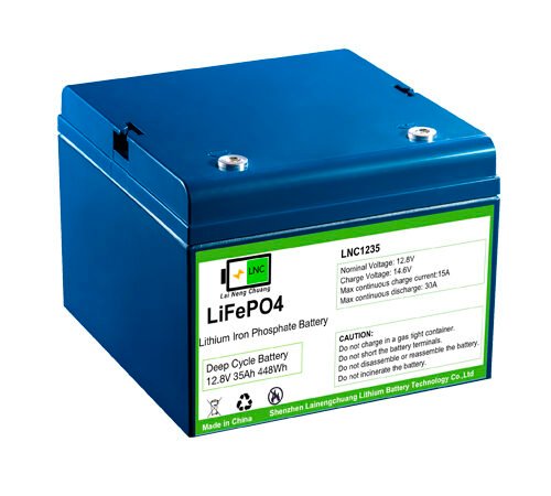 12.8V 35Ah LiFePO4 Battery
