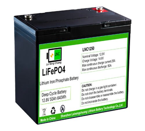 12.8V 50Ah LiFePO4 Battery