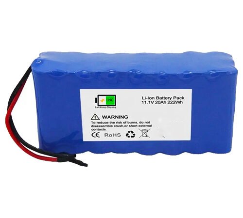 11.1V 20.8Ah 3S8P 18650 Li ion Battery