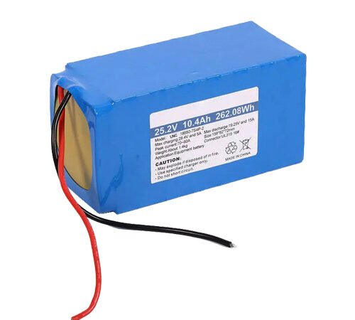 25.2V 10.4Ah 7S4P 18650 Li ion Battery