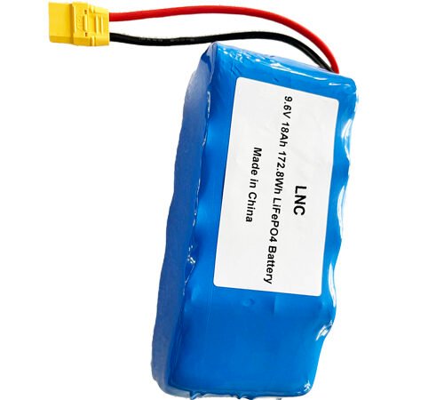 Custom 9.6V 18Ah LiFePO4 Battery