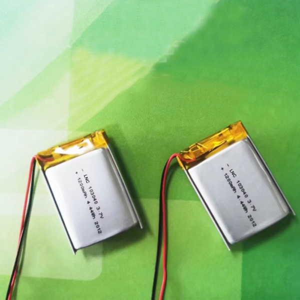 103040 3.7v 1200mah 4.44wh lipo battery