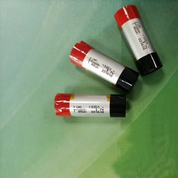 13350 3.7v 500mah 1.85wh lipo battery