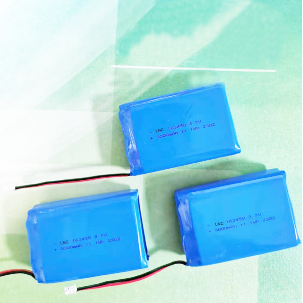 163450 3.7v 3000mah 11.1wh lipo battery