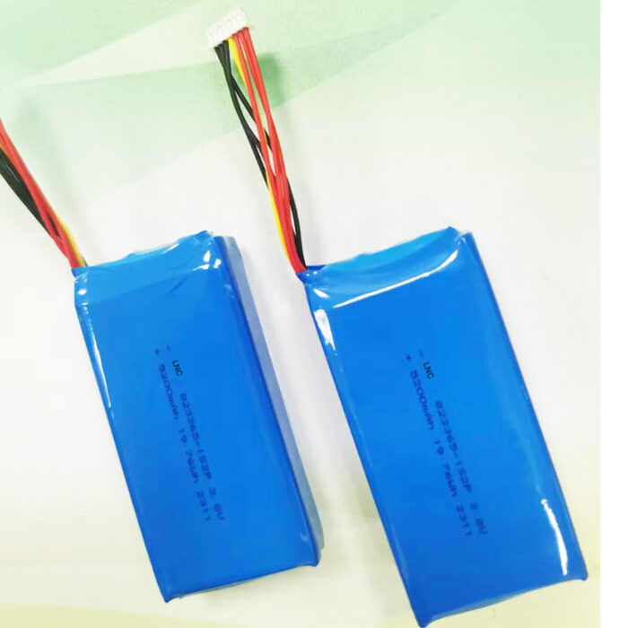 823365 3.8v 5200mah 1s2p 19.76wh lipo battery