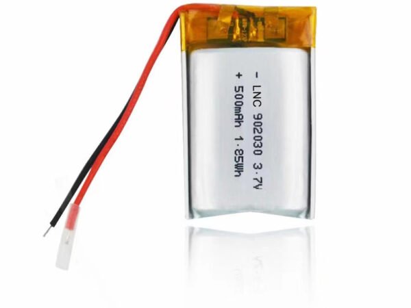 902030 3.7v 500mah 1.85Wh lipo battery