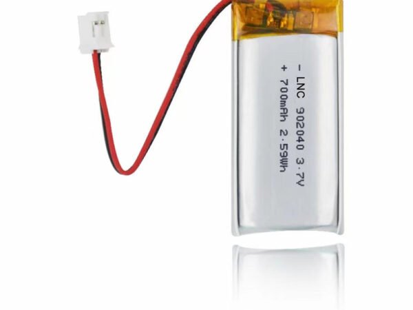 902040 3.7v 700mah 2.59wh lipo battery