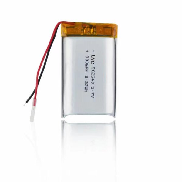 902540 3.7v 900mah 3.33wh lipo battery