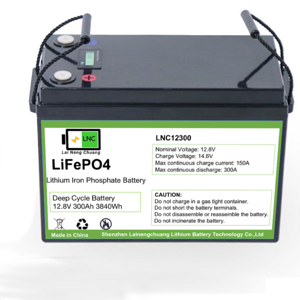 12.8V 300Ah LiFePO4 Battery – Durable & Safe Energy Storage