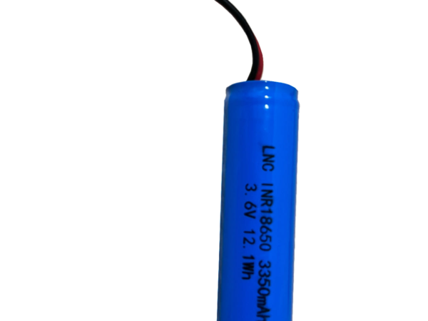 Custom 3.6V 3350mAh 3C 18650 batteries with PCM