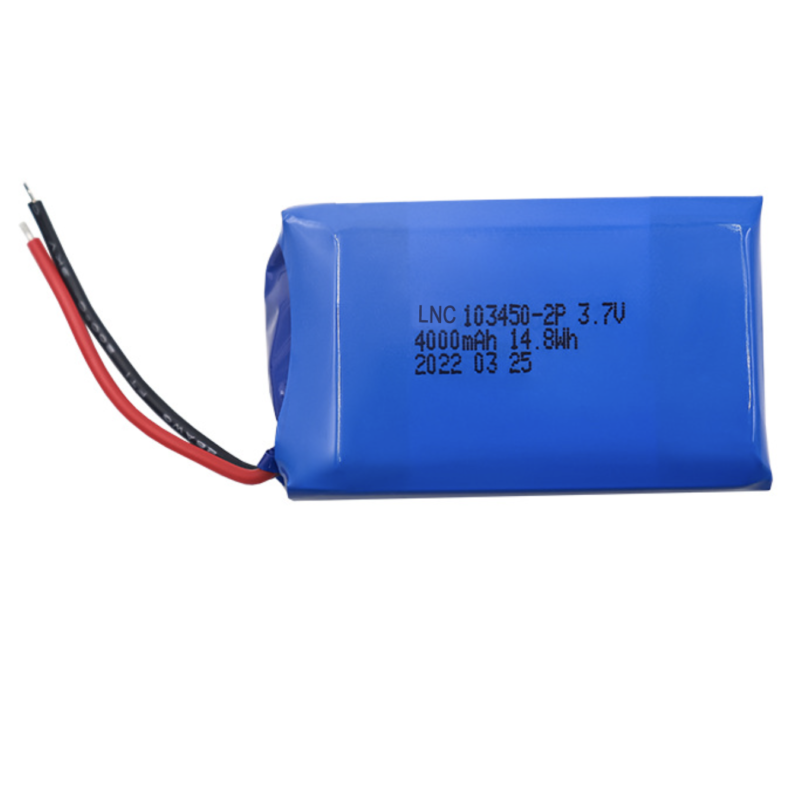 103450-2P 4000mAh 3.7V lipo batteries for lamp battery/ hand warmer battery