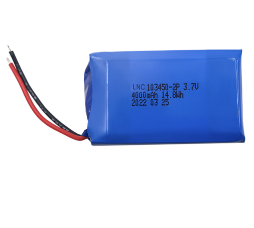 103450-2P 4000mAh 3.7V lipo batteries for lamp battery/ hand warmer battery