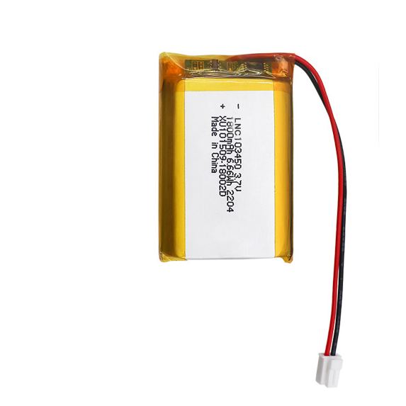 Rechargeable 103450 3.7V 1800mAh lipo battery for beauty device/ GPS locator