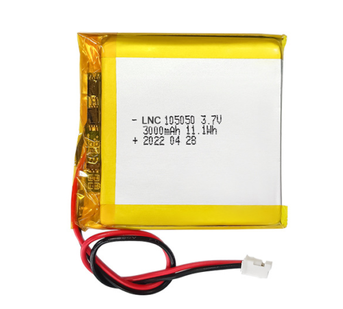 High Quality 105050 3.7V 3000mAh li ion polymer battery for night fishinglight / alarm and hand warmer battery