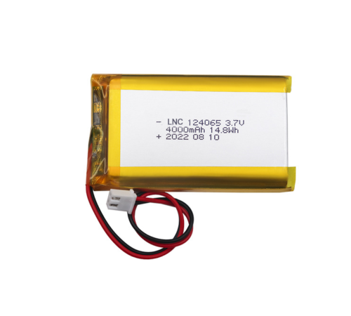 High quality rechargeable 124065 3.7V 4000mAh li poly batteries for air purifier and lighting equipment battery