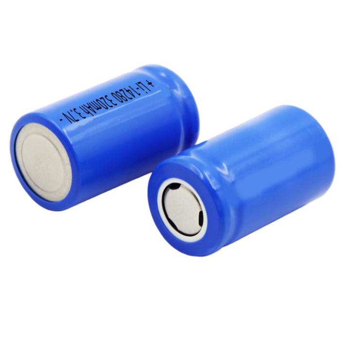 Li-ion cylindrical rechargeable batteries 14280C 320mAh for Massagers, Electric Toothbrushes, Breast Pumps, etc.