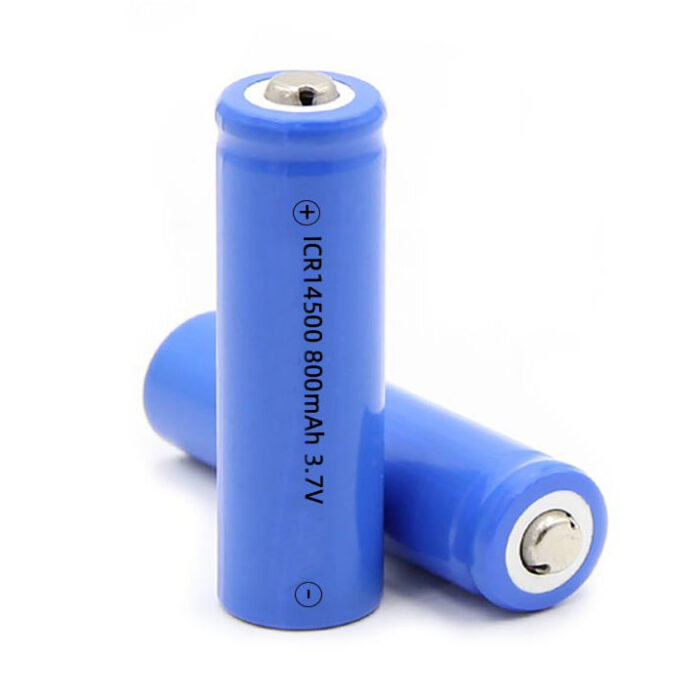 3.7v Icr14500 800mah Li-ion Rechargeable Battery For Touch Light/Electric Toothbrushes