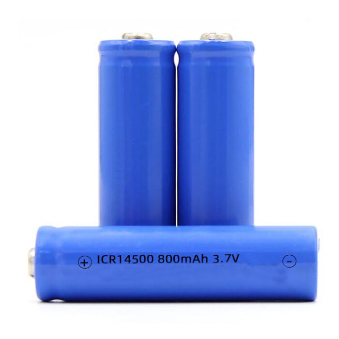 3.7v Icr14500 800mah Li-ion Rechargeable Battery For Touch Light/Electric Toothbrushes