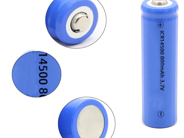 Li-ion 14500 650mah Cylindrical rechargeable cell 3.7v for Electric Shavers, Electric Toothbrushes, Beauty and Personal Care Devices
