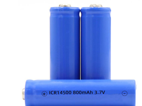 Li-ion 14500 650mah Cylindrical rechargeable cell 3.7v for Electric Shavers, Electric Toothbrushes, Beauty and Personal Care Devices