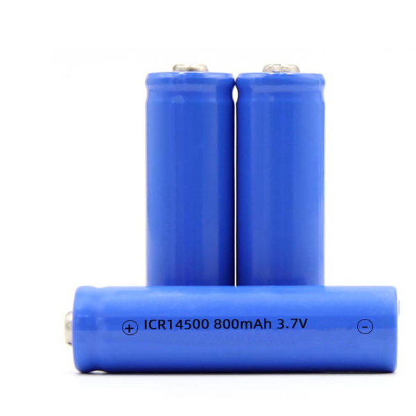 Li-ion 14500 650mah Cylindrical rechargeable cell 3.7v for Electric Shavers, Electric Toothbrushes, Beauty and Personal Care Devices