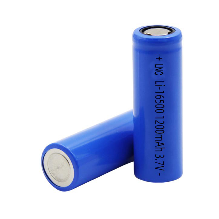 High quality 16500 1200mAh 3.7 v lithium ion cell for Mini Fascia Guns, Electric Toothbrushes, Electric Pruning Shears, etc.