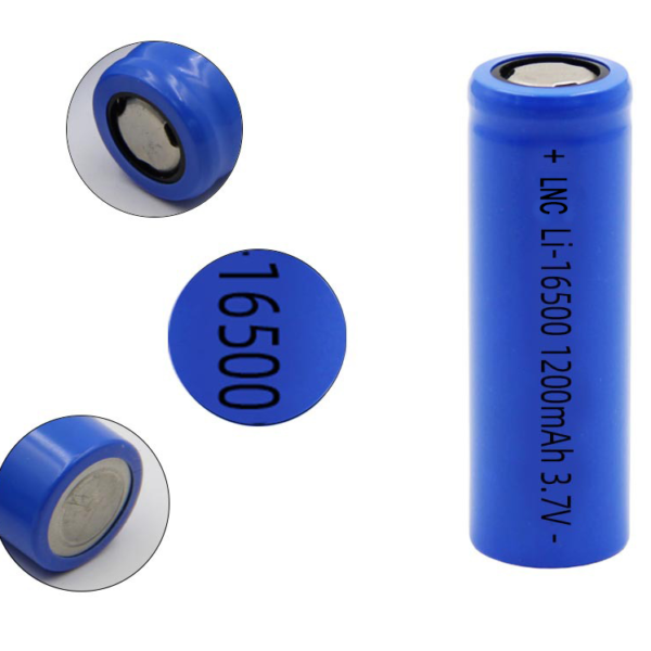 High quality 16500 1200mAh 3.7 v lithium ion cell for Mini Fascia Guns, Electric Toothbrushes, Electric Pruning Shears, etc.