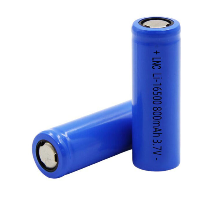 High Power 16500 800mAh lithium ion battery cells for Power Tools, Beauty and Nail Art Devices