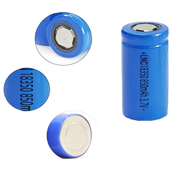 18350 850mAh lithium ion cells for Massage Guns, Portable Vacuum Cleaner Batteries