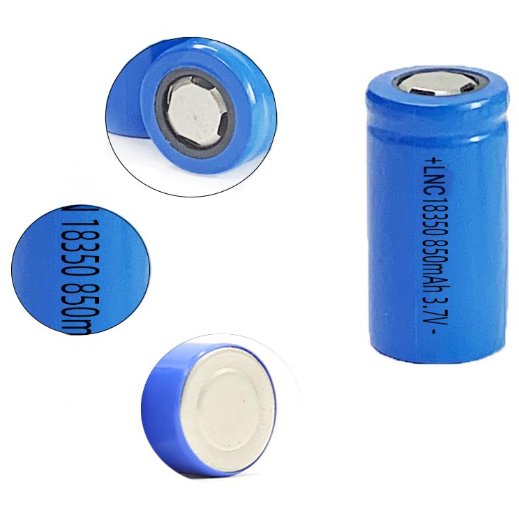 18350 850mAh lithium ion cells for Massage Guns, Portable Vacuum Cleaner Batteries