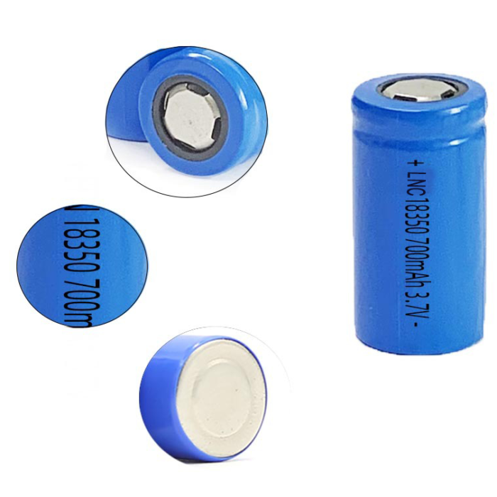 High Current 10A Discharge 18350 700mAh lithium ion cells for Juice Cups