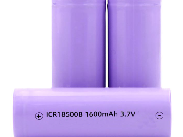18500 Li-ion Recharable Batteries 1600mAh for High-Intensity Flashlights