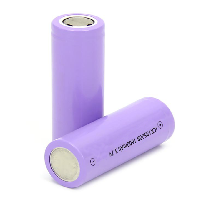 18500 Li-ion Recharable Batteries 1600mAh for High-Intensity Flashlights