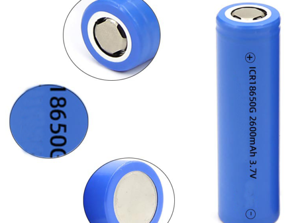 Rechargeable Cylindrical Li ion Battery icr18650 2600mAh for Garden Tools, Electric Toothbrushes, Golf Carts