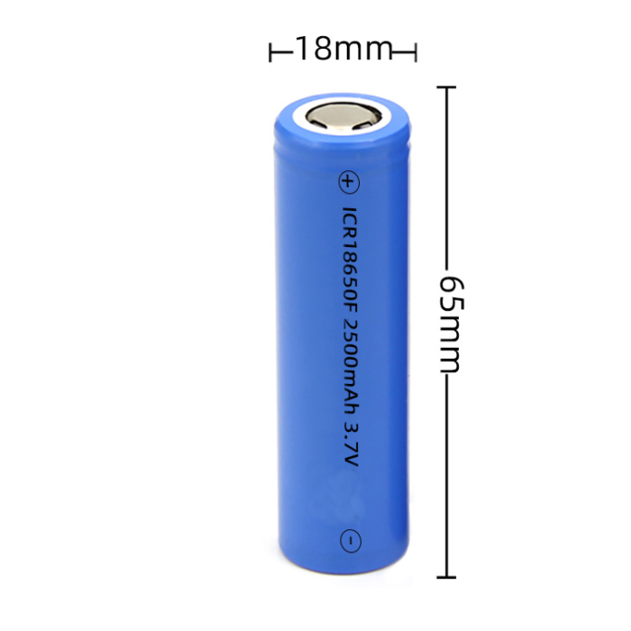 High Quality 18650C-2500mAh 3C 18650 battery cells Suitable for Flashlights, Electric Toothbrushes