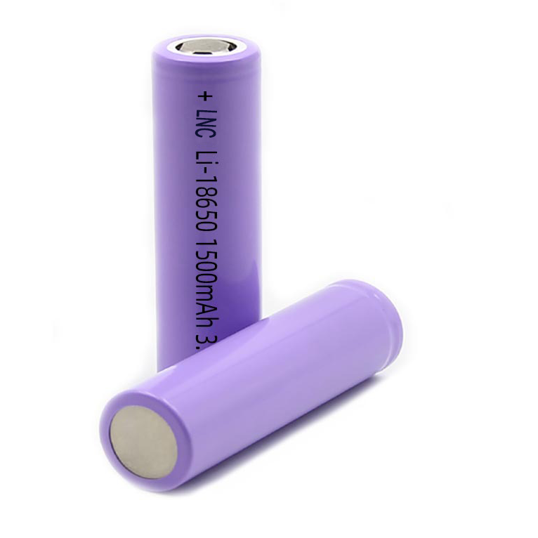 18650 lithium battery 1500mAh for Disinfection Lamps, Electric Toothbrushes, etc.