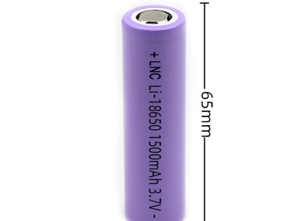 18650 lithium battery 1500mAh for Disinfection Lamps, Electric Toothbrushes, etc.