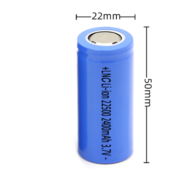 High quality lithium ion cell voltage 3.7V 22500C-2400mAh for Flashlight Battery, GPS Navigation Devices