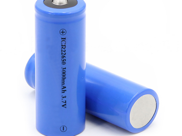 High quality 22650 3000mAh li-ion cylindrical rechargeable battery for high-brightness flashlight