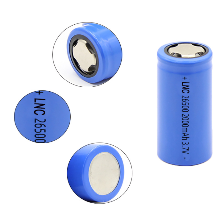 High Power 26500HP 2000mAh 10C high-rate 20A discharge current li ion cylindrical rechargeable battery for RC models and toys