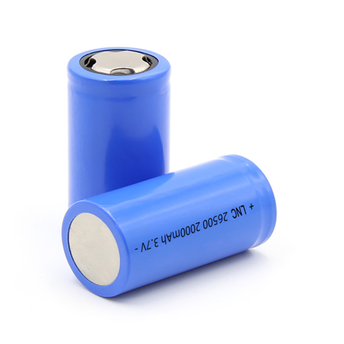 High Power 26500HP 2000mAh 10C high-rate 20A discharge current li ion cylindrical rechargeable battery for RC models and toys