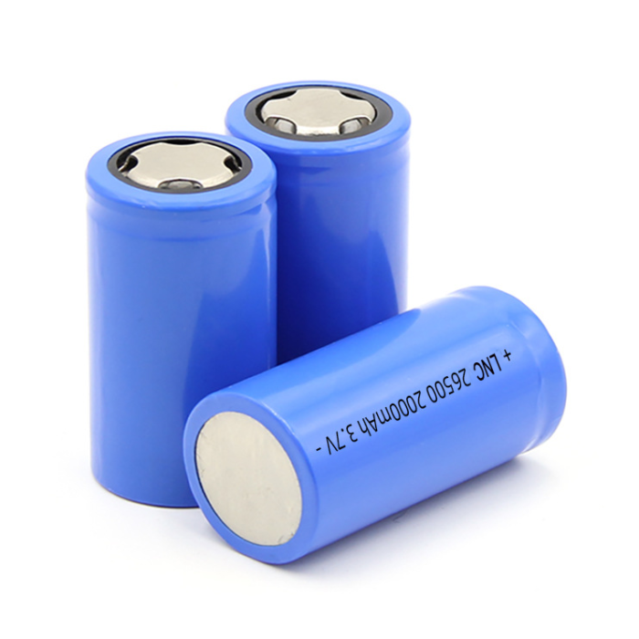 High Power 26500HP 2000mAh 10C high-rate 20A discharge current li ion cylindrical rechargeable battery for RC models and toys