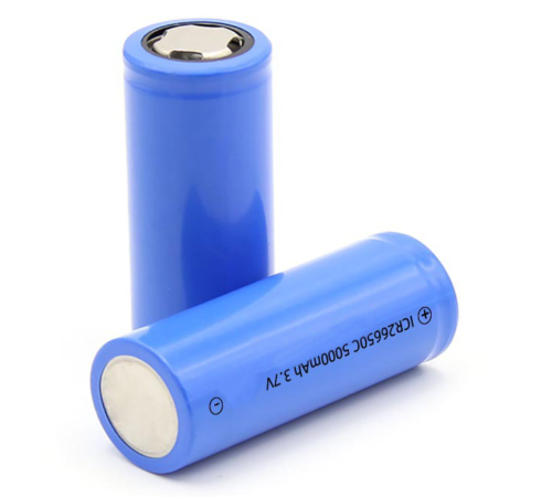 High quality and High Capacity 3.7V 26650 5000mAh li-ion cylindrical rechargeable batteries for flashlight