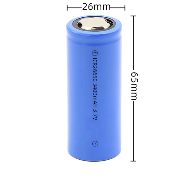 High Power High-rate 26650HP-3400mAh li ion cylindrical rechargeable batteries for children's electric vehicles and power tools