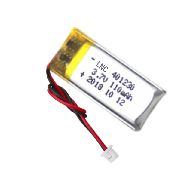 High Quality small 401230 110mAh 3.7v li-polymer battery for Bluetooth speaker, smart plug and digital products