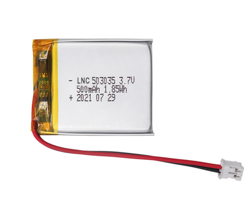 High Quality 503035 3.7v 500mAh Polymer Battery with PCB for mobile power supply and medical equipment