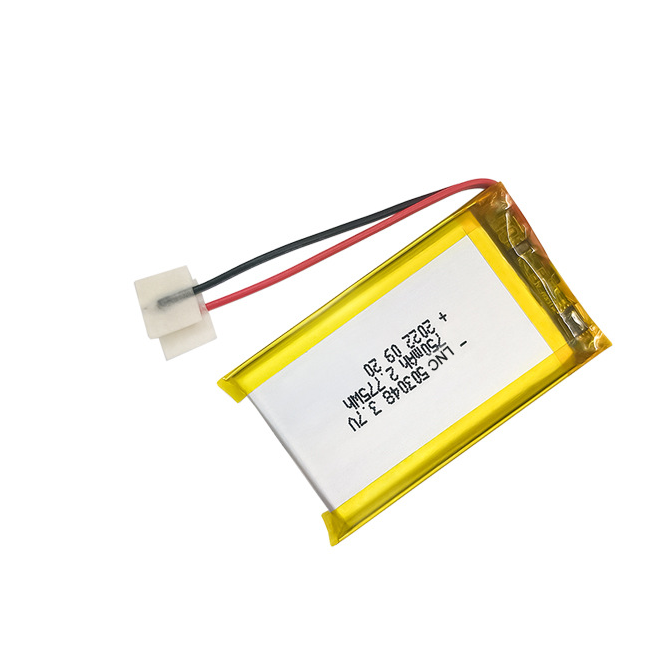 503048 polymer lithium battery 3.7V750mAh for beauty device, breast pump ,GPS, Bluetooth speaker and wireless mouse